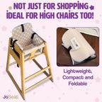 Shopping Cart Cover for Baby (Beige Diagonal Checkered)