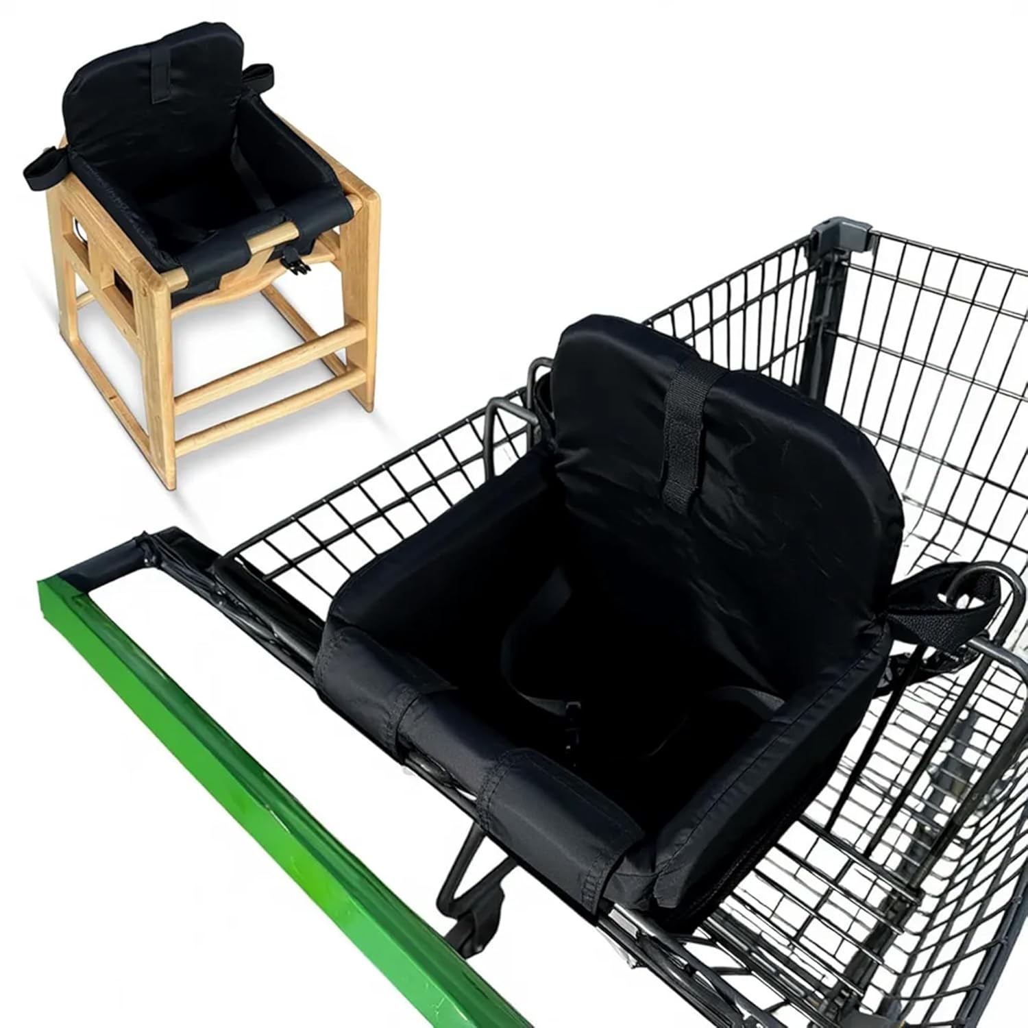 Shopping Cart Cover for Baby (Black)