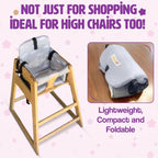 Shopping Cart Cover for Baby (Grey Clouds)