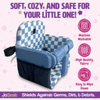 Shopping Cart Cover for Baby (Blue Checkered)