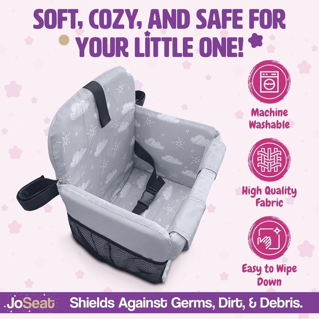 Shopping Cart Cover for Baby (Grey Clouds)