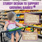 Shopping Cart Cover for Baby (Blue Checkered)