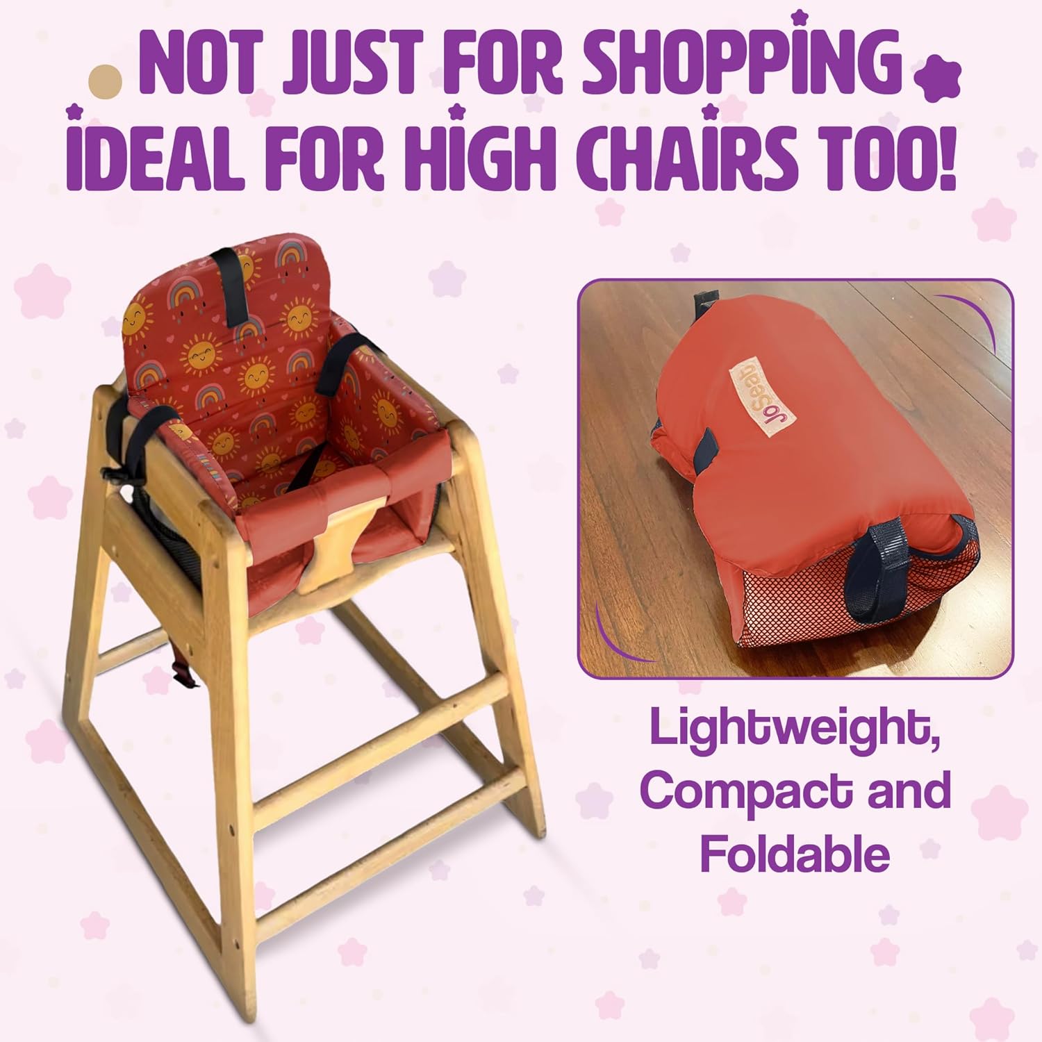 Shopping Cart Cover for Baby (Sun Rainbows)