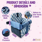 Shopping Cart Cover for Baby (Blue Checkered)