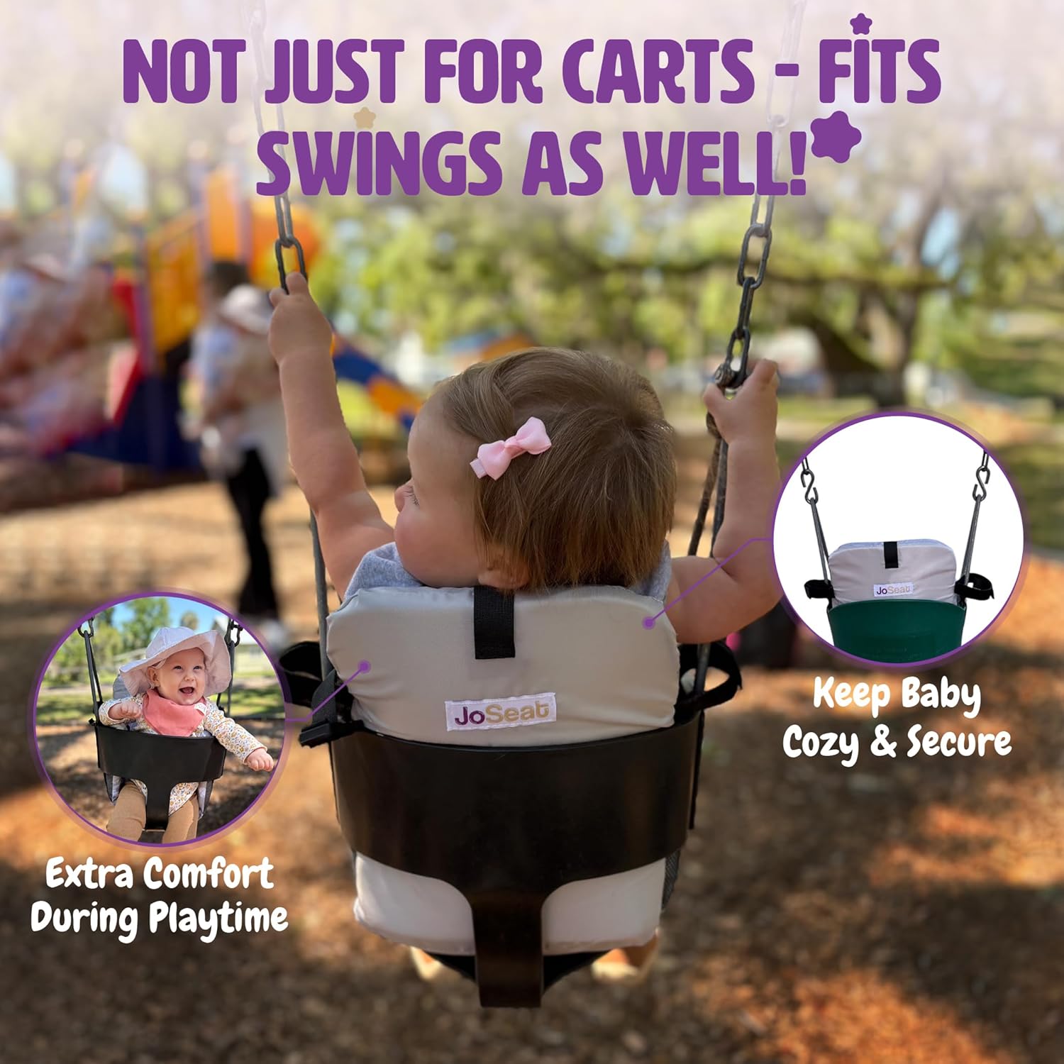 Shopping Cart Cover for Baby (Grey Clouds)