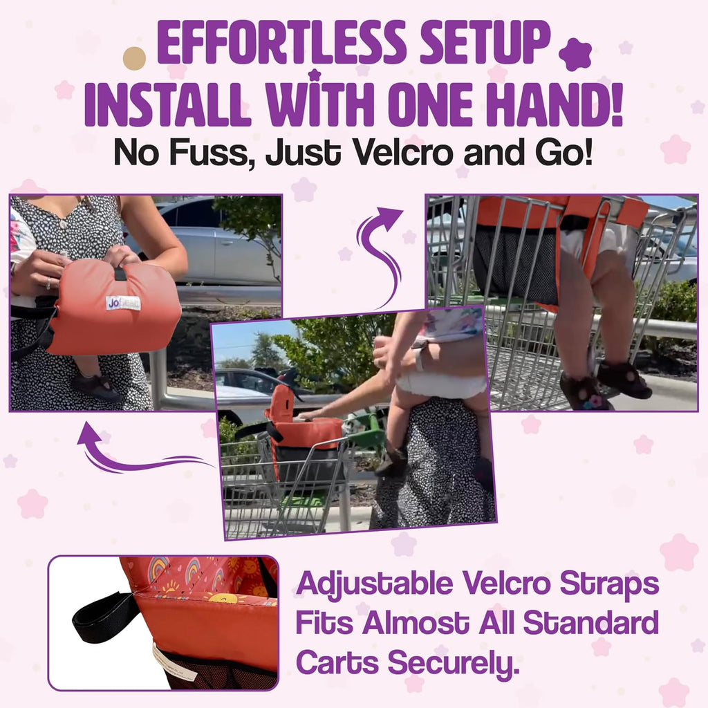 Shopping Cart Cover for Baby (Sun Rainbows)