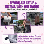 Shopping Cart Cover for Baby (Grey Clouds)