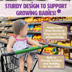 Shopping Cart Cover for Baby (Grey Clouds)