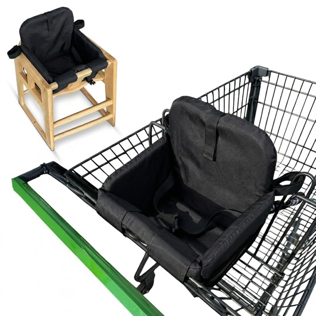 Shopping Cart Cover for Baby (Black)