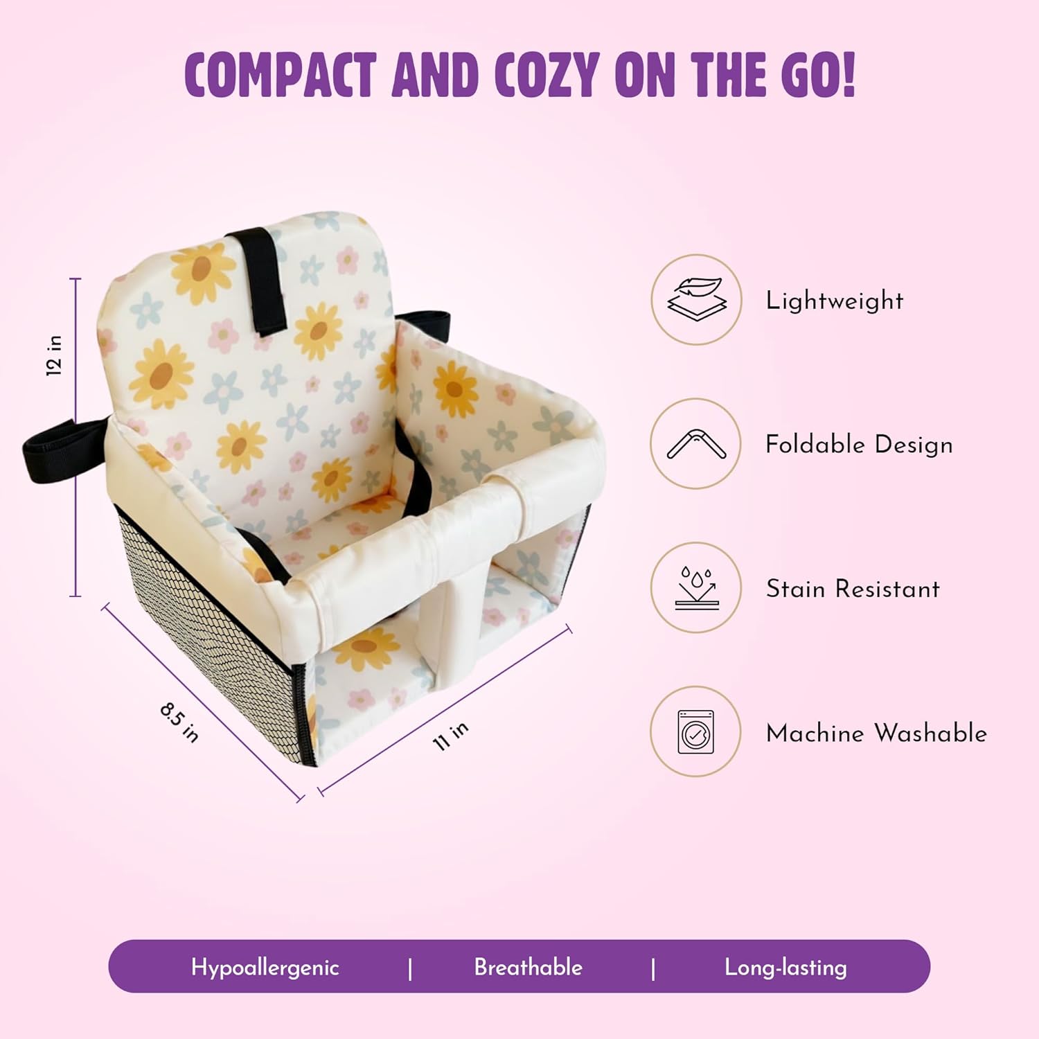 Shopping Cart Cover for Baby (floral)