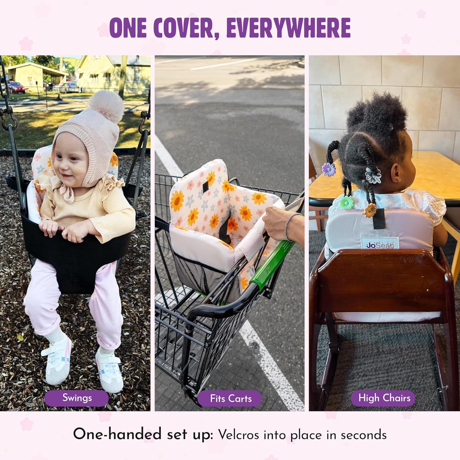 Shopping Cart Cover for Baby (floral)