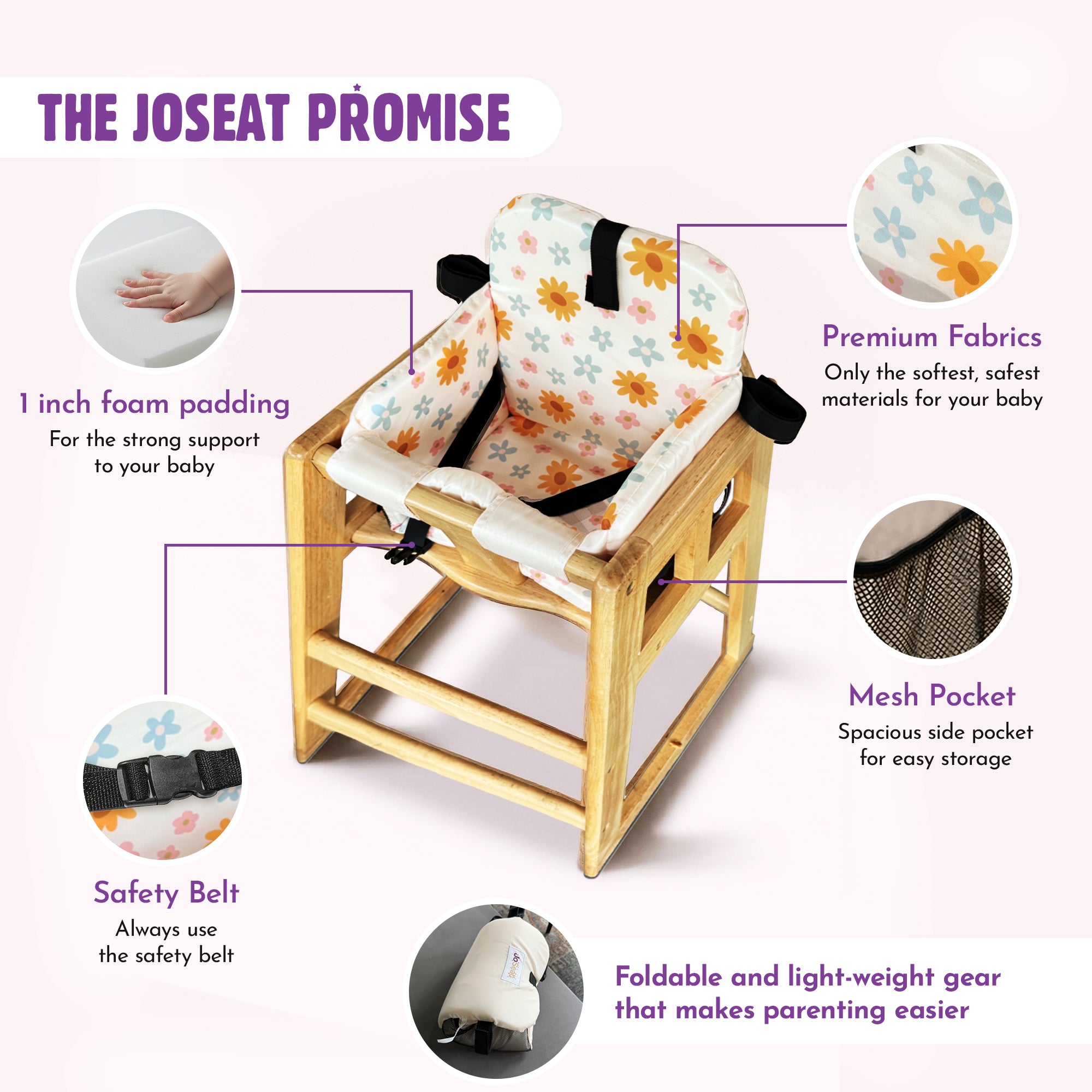 Shopping Cart Cover for Baby (floral)