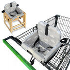 Shopping Cart Cover for Baby (Grey Clouds)