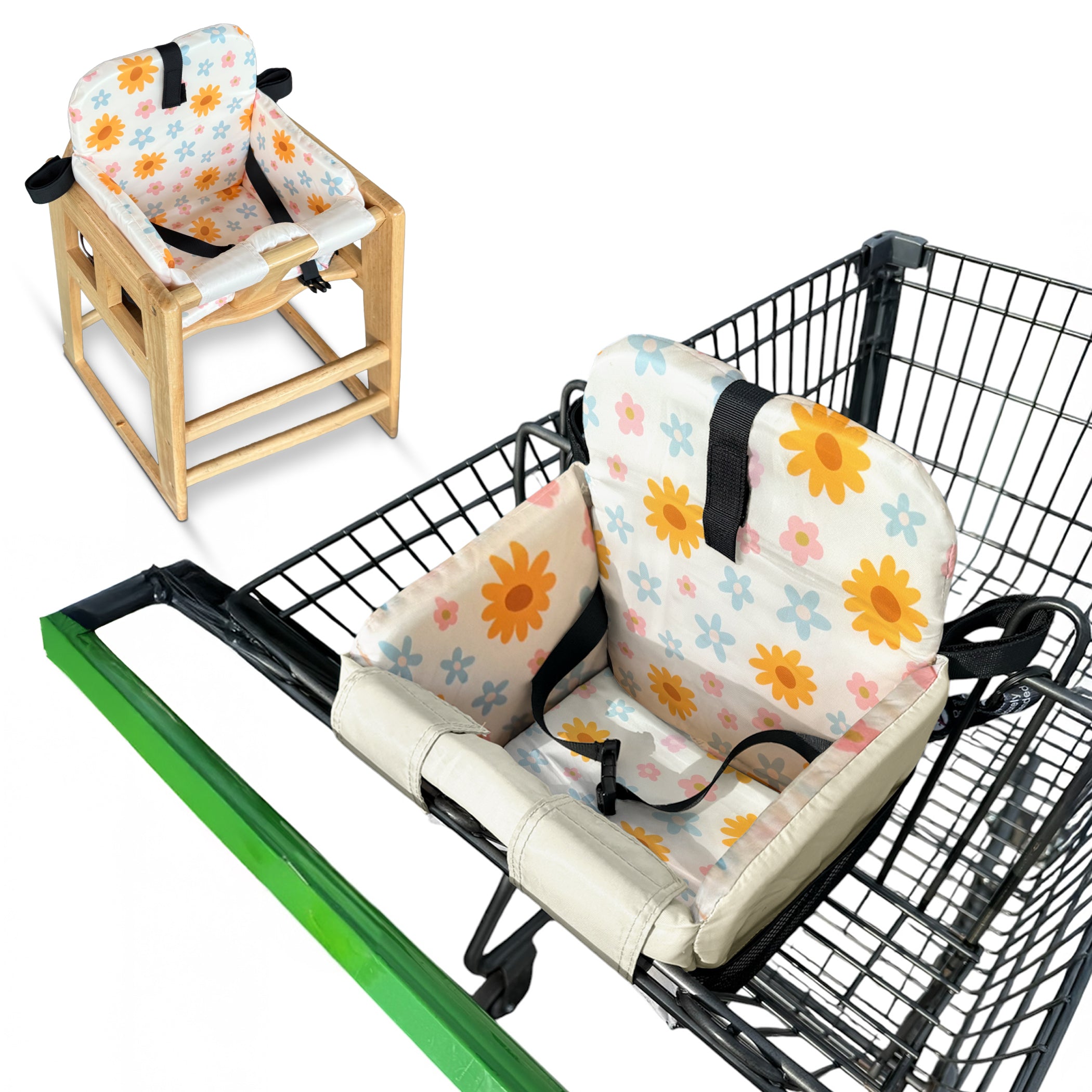Shopping Cart Cover for Baby (floral)