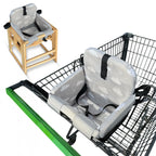 Shopping Cart Cover for Baby (Grey Clouds)