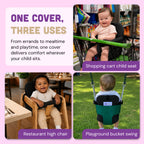 Shopping Cart Cover for Baby (Black)