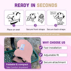 Shopping Cart Cover for Baby (Pink Bows)