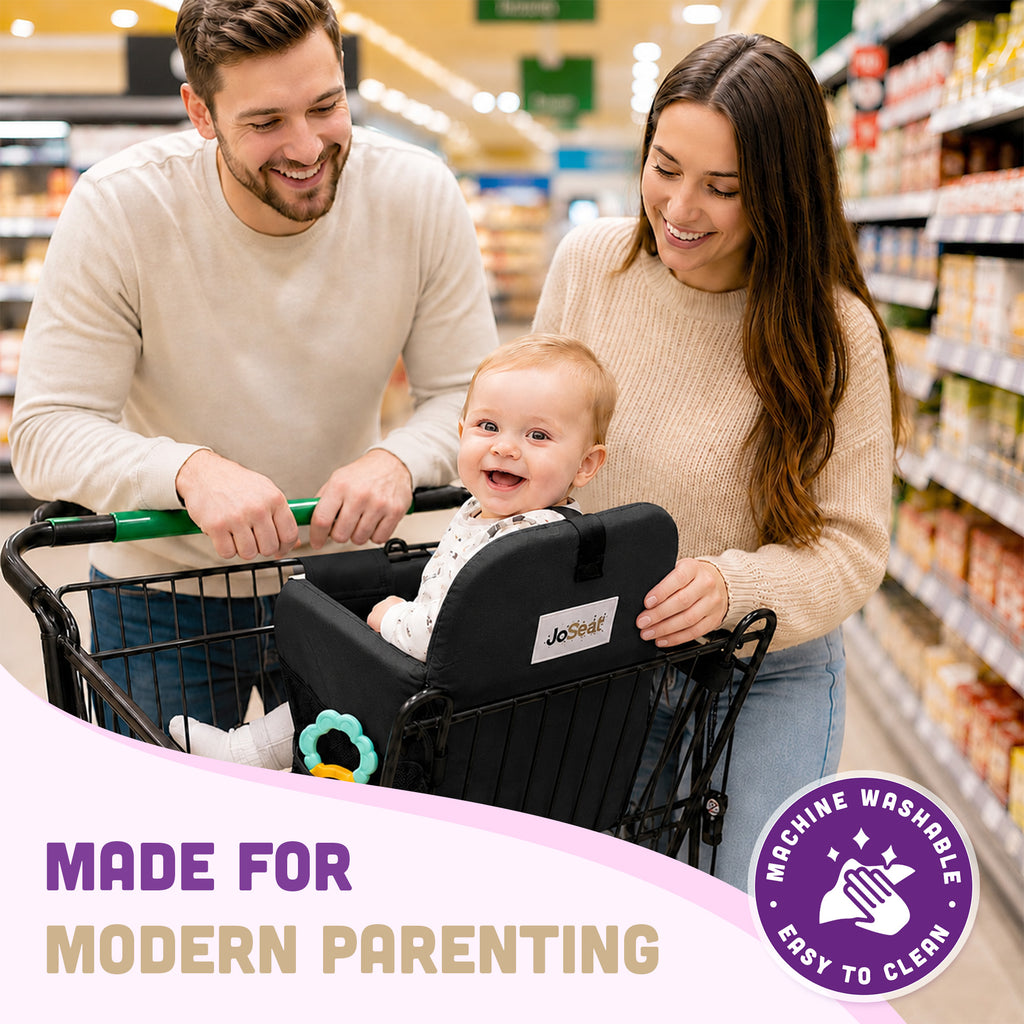 Shopping Cart Cover for Baby (Black)