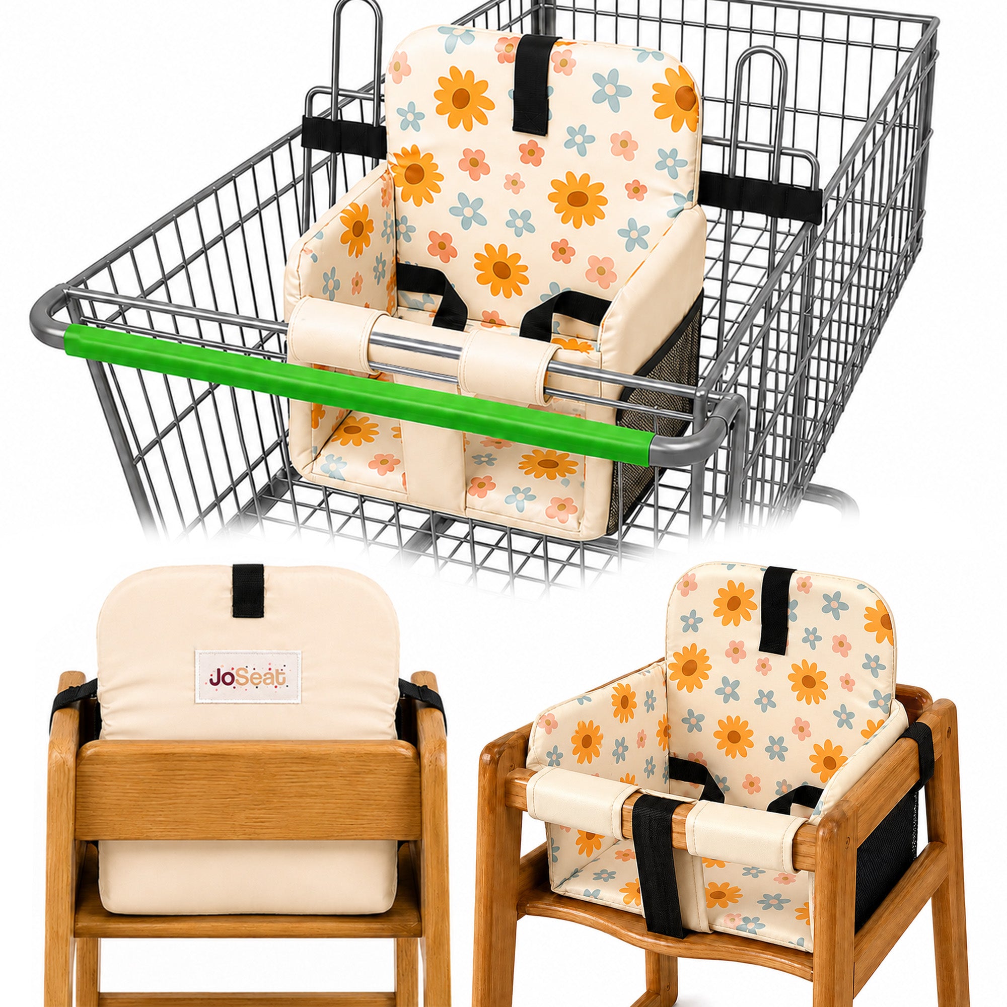 Shopping Cart Cover for Baby (floral)