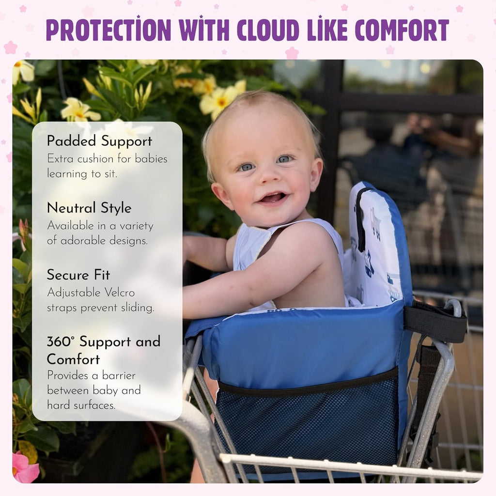 Shopping Cart Cover for Baby (Trucks)