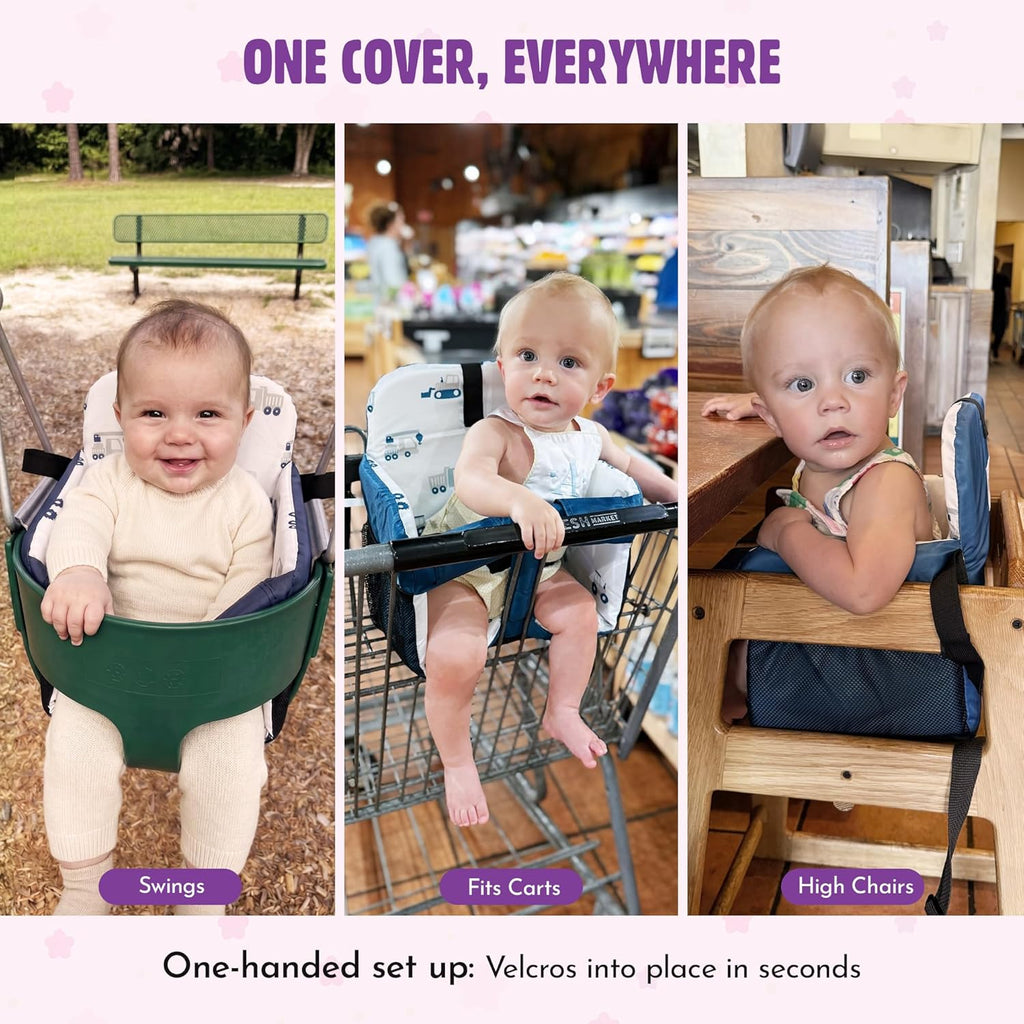 Shopping Cart Cover for Baby (Trucks)